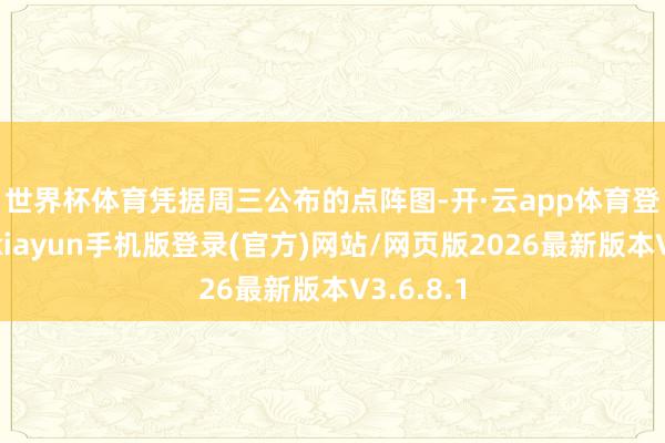 世界杯体育　　凭据周三公布的点阵图-开·云app体育登录入口 kiayun手机版登录(官方)网站/网页版2026最新版本V3.6.8.1